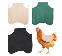 Protecteur De Plumes Pour Poules - 3 Cage Accouplement Pour Volaille | Vêtements De Protection Pour Petites et Moyennes Courses De Jardin En Plein Air