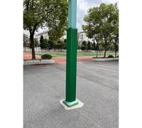 Protecteur de poteau de gym résistant aux UV - Rembourrage de panier de basket-ball pour sous-sols, aires de jeux et garages compatible avec poteaux standard