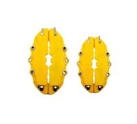 Protecteur de Rayons de Roue Libre Lot de 4 caches d'étrier frein à disque 3D pour voiture, avant et arrière, M+S Racing, en plastique, pour roues 18,3 23,6 pouces(D)