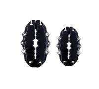 Protecteur de Rayons de Roue Libre Lot de 4 caches d'étrier frein à disque 3D pour voiture, avant et arrière, M+S Racing, en plastique, pour roues 18,3 23,6 pouces(C)