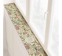 Protecteur De Rebord Fenêtre, Couverture À Imprimé Floral, Protection Et Décoration, Matériau Composite 4 Couches, Imperméable, Anti-poussière(Yellow,200x10CM/79x4IN)