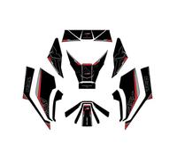 Protecteur De RéServoir Autocollant Latéral pour Réservoir De Carburant De Moto, pour X-ADV750 2025, Protection du Réservoir D'essence Protection des Genoux(Couleur 4)