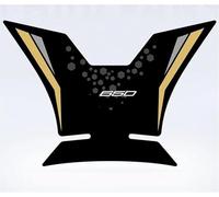 Protecteur De RéServoir Autocollants pour Moto pour Kawasaki pour Versys 650 2023, Protections Latérales pour Réservoir D'essence, Genouillères, Autocollants Protection des Genoux(Jaune,X-1)