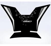 Protecteur De RéServoir Autocollants pour Moto pour Kawasaki pour Versys 650 2023, Protections Latérales pour Réservoir D'essence, Genouillères, Autocollants Protection des Genoux(Titane,X-1)