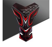 Protecteur De RéServoir Autocollants pour Moto, Protection Latérale De Réservoir, pour Kawasaki, pour Ninja400, pour Z 900, 1000, pour ZX10R, pour ER6N, pour Versys 650 Protection des Genoux(Rouge)