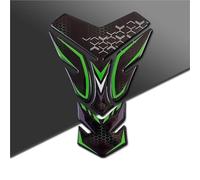 Protecteur De RéServoir Autocollants pour Moto, Protection Latérale De Réservoir, pour Kawasaki, pour Ninja400, pour Z 900, 1000, pour ZX10R, pour ER6N, pour Versys 650 Protection des Genoux(Vert)