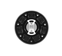 Protecteur de réservoir Bouchon De Réservoir Carburant pour Moto pour Kawasaki pour Ninja 500 / EX500 500R 1987-2001 250R 250 EX250 1988-2007 2006 2005(Silver)