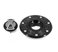 Protecteur de réservoir Bouchon De Réservoir Carburant pour Moto pour Kawasaki ZRX400II 1995-2000 ZZR1100C 1990-1992 ZZR1100D 1993-2001(Grey)