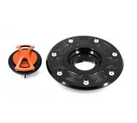 Protecteur de réservoir Bouchon De Réservoir D'essence À Démontage Rapide pour Moto pour Kawasaki pour Ninja 500R 2005-2009, ZX-6R 1995-1999, 1998, 1997, 1996(Orange)