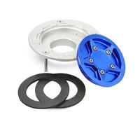 Protecteur de réservoir Bouchon De Réservoir D'huile Moto sans Clé pour H-Onda Rebel 300 CMX300 2017-2024 CMX500 CMX1100 2023-2025(Turquesa)