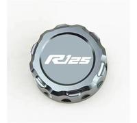 Protecteur de réservoir Capuchon De Protection du Liquide Frein Arrière pour Moto, Accessoires CNC pour Y-AMAHA YZF R125 YZFR125 2008 - 2024(Grey)