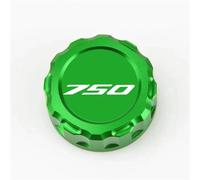 Protecteur de réservoir Capuchon De Protection Liquide Frein Arrière CNC pour Moto, pour Kawasaki Z750 Z 750 Z750S 2005 2006 2007 2008 2009 2010 2011 2012(Green)