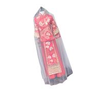 Protecteur de robe de mariée en maille transparente avec motifs double face pour un accès facile et une prévention efficace