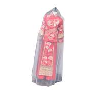 Protecteur de robe de mariée en maille transparente avec motifs double face pour un accès facile et une prévention efficace