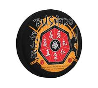 Protecteur De Roue De Rechange Pour Toyota Rav4 Prado 14 ""15"" 16 "",Couverture De Pneu De Samouraï Japonais Warrior 4x4 Remorque Katana Bushido - Type 17 Inch #F