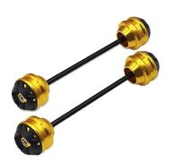 Protecteur de Roue pour H-Onda CB650F CB 650 F 2014-2019 2020 2021 2022 2023 Protecteur De Roue Curseurs Collision Fourche D'essieu Avant Et Arrière Moto(Gold)