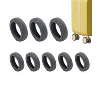 Protecteur de roues de bagage élastique - 8 pièces housses de roue de valise, housses de roulette en silicone | antidérapant, silencieux, convient aux roues de 55-68 mm, protège les roue de valise, i