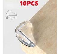 Protecteur De Sécurité En Silicone Pour Bébé,Couverture De Protection Des Bords Des Coins De Table,Angle Anticollision Pour Enfants,Protections D'angle De Meubles Pour Enf - Type 10pcs Water Shaped