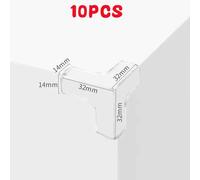 Protecteur De Sécurité En Silicone Pour Bébé,Couverture De Protection Des Bords Des Coins De Table,Angle Anticollision Pour Enfants,Protections D'angle De Meubles Pour Enfants - Type 10pcs T Shaped