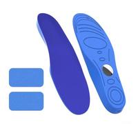 Protecteur de semelle intérieure Airtag avec support sécurisé pour chaussures, insert de semelle intérieure réglable en PU de 135 à 290 mm pour enfants et personnes âgées, housse bleue confortable