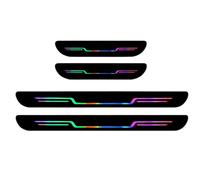 Protecteur De Seuil De Porte De Voiture - 4x Protection Colorée Résistante | Bande De Seuil De Protection Auto-adhésive, Imperméable, Universelle, Pour Voiture, Autocollants, Marches, Véhicules Automobi