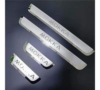 Protecteur de Seuil de Porte de Voiture en Acier Inoxydable pour OPEL Mokka 2012-2016, 4 PièCes Garnitures de Seuil PortièRe Extérieure Plinthes Plaques de Protection Voiture Accessoires