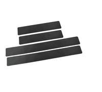 Protecteur de seuil de porte de voiture for Skoda for Karoq 2017 - 2023, 4 pièces, plaques de protection en Fiber de carbone, protection contre les éraflures de pédales, accessoires
