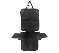 Protecteur de Siège de Voiture pour Enfant en Tissu Oxford 600D Antidérapant en Maille pour Enfant et bébé Résistant à L'usure avec Poches de Rangement en Maille (Ligne rouge)