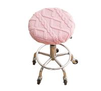 Protecteur de siège pour Tabouret Rond, Housse de Tabouret Bar Ronde Multicolore 30-40cm 2 pcs(Pink)