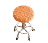 Protecteur de siège pour Tabouret Rond, Housse de Tabouret Ronde 2 pcs Multicolore 30-40 cm diamètre(Orange)
