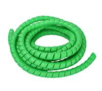 protecteur de spirale 5 Meter Sleeving Tube Cover Spiral Wrap Line Pipe Protect Spiral Wrap Wire Organizer Winding Flame Retardant Cable Protector enroule le câble(Green,10mm)