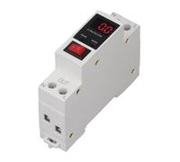 Protecteur de surintensité à récupération automatique, dispositif de protection monophasé, interrupteur manuel à retard numérique sur rail DIN AC185V 300V 16A pour usage