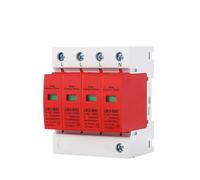 Protecteur de surtension AC SPD, dispositif de protection parafoudre domestique à basse, module de commutation 4P 30KA ~ 60KA 1 pièces(4P 385V AC,20-40KA(White))