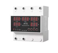 Protecteur de surtension triphasé 63 A ATS, commutateur de transfert automatique, sélecteur de phase, alimentation ininterrompue, surintensité(4 Displays)