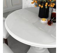 Protecteur de Table Mat Ø 100 cm 1,6 mm PVC Film Protection Nappe vidaXL
