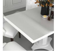 vidaXL Protecteur de table mat288266 – PVC mat 140 x 90 cm 2 mm – Transparent