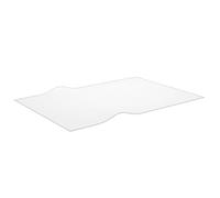 vidaXL Protecteur de table transparent 160x90 cm PVC 2 mm Facile à nettoyer