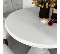 Protecteur de table transparent - VIDAXL - Ø 100 cm - Résistance aux rayures - Imperméable - Épais et résistant