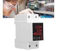 Protecteur de Tension Limite de Courant Réglable Intelligente sur Tension Sous Tension Dispositif de Protection de Courant AC 220V 63A