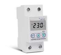Protecteur de tension réglable numérique, monophasé DIN Rail LCD 40A 63A 80A, dispositif de surtension à reconnexion automatique, relais de tension 1 pièce Interrupteur automatique (Size : 63A)