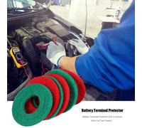 Protecteur De Terminal De Batterie Bc2127, 10 Pièces, Anti-Corrosion, Tampon De Voiture, Joint De Véhicule En Feutre Épais, Anneau De Lavage