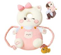 Protecteur de tête de bébé Sac à dos Soft Adjustable Baby Head Protector for Ramping and Walking Songed Anti-Shock Breathable Cutoon Cartoon Back Back (Cat)