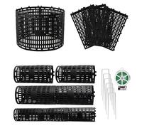 Protecteur de troncs respirant avec liens de torsion | Emballage de protection pour bûches avec piquets, pour jardin, paysage, parc extérieur, tondeuses à gazon animaux