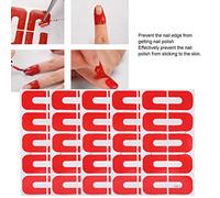 Protecteur de vernis à ongles, autocollants anti-éclaboussures souples 50 pièces, salons de manucure pour vernis à ongles anti-débordement à usage domestique estampage à chaud