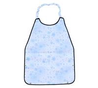 Protecteur de vêtements pendant les repas Cou réglable Lavable, G | Tablier à bavette adulte en polyester, repas à domicile, alimentation assistée