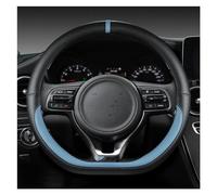 Protecteur de Volant Couverture Volant Voiture Forme D, pour Kia K5, pour Ceed GT, pour Stonic pour Proceed pour Sportage 2017–2021 GT Accessoires Automobiles Proteges Volant(Bleu)
