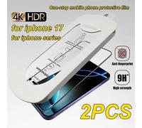Protecteur D'écran 17pro Pour Iphone 17 Promax,Film Trempé 17pro 17air 17,Résistant Aux Empreintes Digitales,Outils D'installation,Verre Trempé.2pcs-Hd-M1.Iphone 17