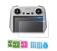 Protecteur D'écran 2 Pièces Compatible avec Le Drone Mini 3 Pro, Film trempé Antidéflagrant, Film de Protection pour Moniteur HD avec Toucher Sensible, Taille 132x72mm (comme Le Montre la