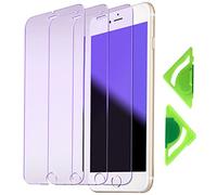 Protecteur D'écran Anti Lumière Bleu pour iPhone 6 Plus(Paquet de 3) avec Aligneur Général,Bord 2.5D,9H Film Protecteur en Verre Trempé pour iPhone 6s Plus-5.5"