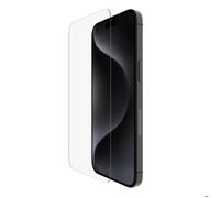 Belkin Protection d'écran ScreenForce iPhone 15 Pro Max – Verre trempé antimicrobien, Easy Align